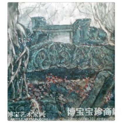 吴哥文化小景 中国画/年画/民间美术 叶建军作品 类别: 中国画/年画/民间美术