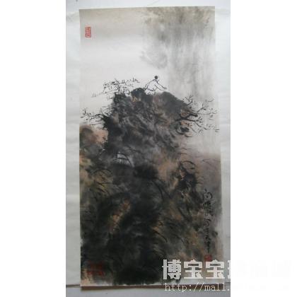 闫忠民 溪山吟诗 类别: 国画山水作品